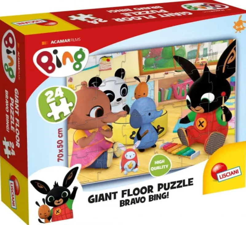 LISCIANI GIOCHI PROMO Bing Ogromne puzzle podłogowe 3 75805 LISCIANI