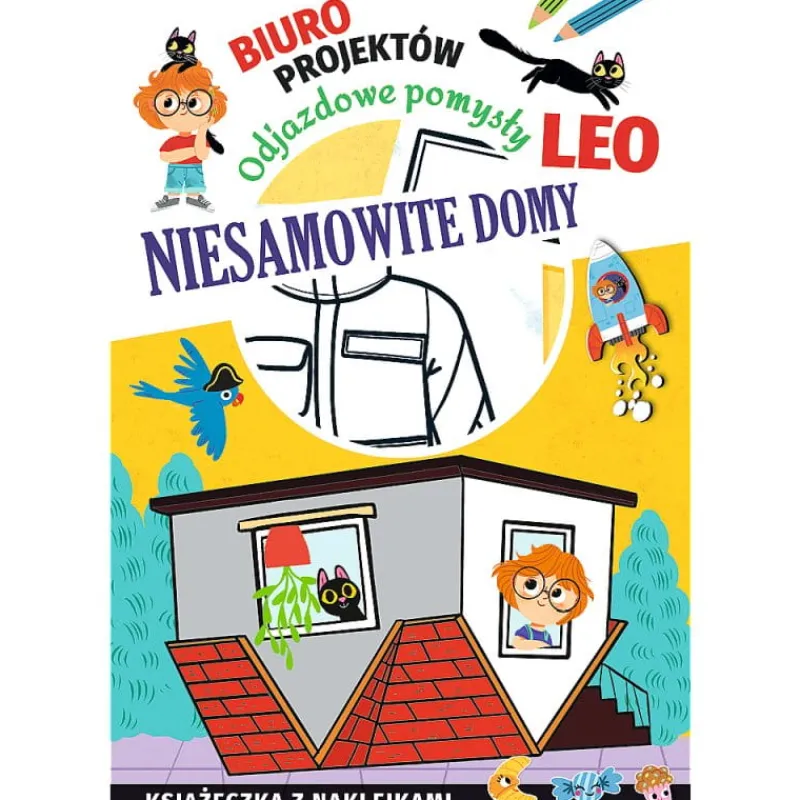 Dzieci TREFL PROMO Biuro projektów "Odjazdowe pomysły Leo". Niesamowite domy KS68038