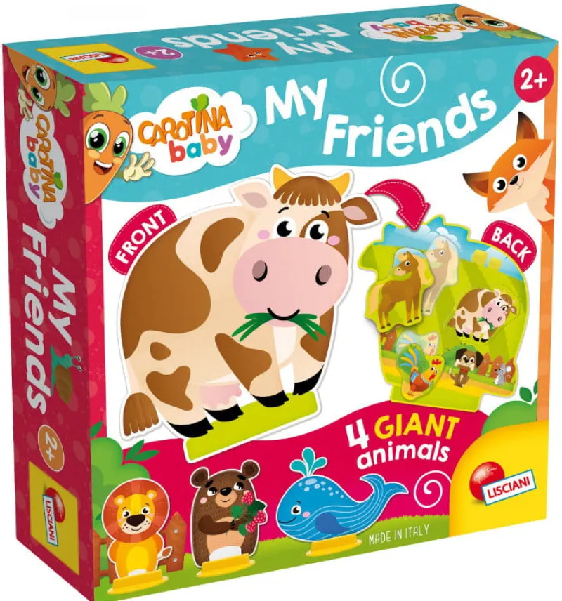 LISCIANI GIOCHI PROMO Carotina Baby Moi zwierzęcy przyjaciele 85521 LISCIANI