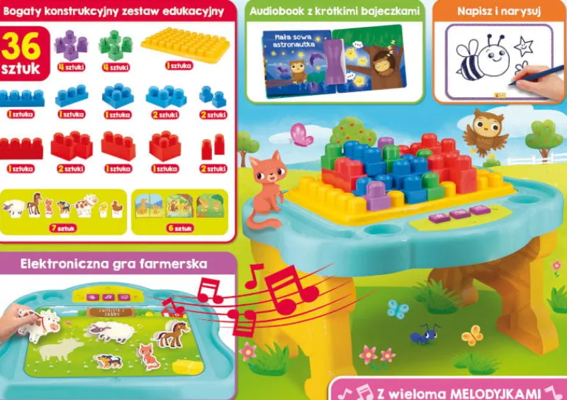 LISCIANI GIOCHI PROMO Carotina Baby Moje pierwsze biurko elektroniczne 76628