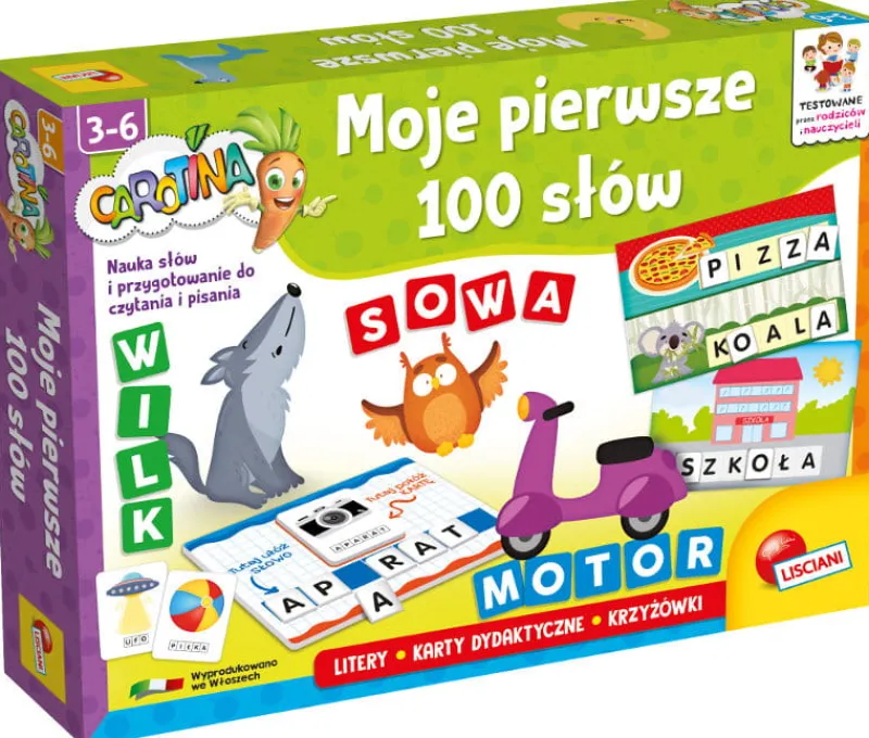LISCIANI GIOCHI PROMO Carotina Moje pierwsze 100 słów 100453 LISCIANI