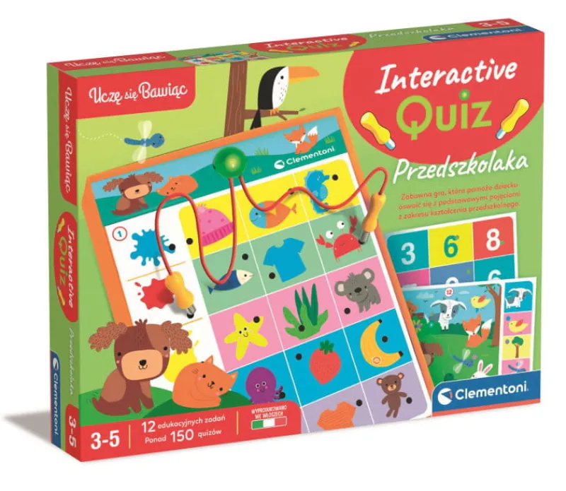 CLEMENTONI PROMO Interaktywny quiz przedszkolaka 50820