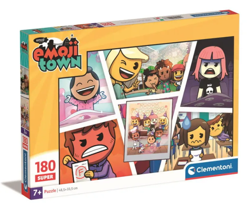 CLEMENTONI PROMO Puzzle 180el Super Emoji Town 29067