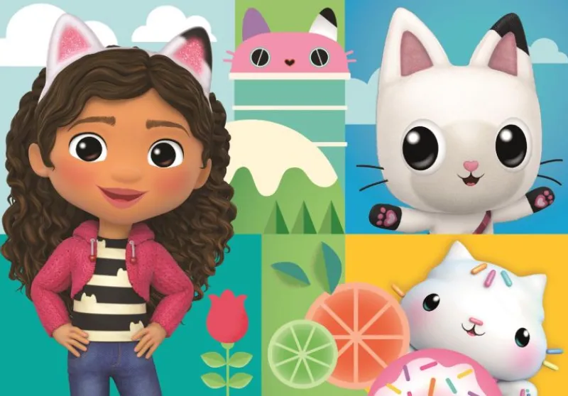 CLEMENTONI PROMO Puzzle 30el Koci Domek Gabi. Gabby's Dollhouse 20281