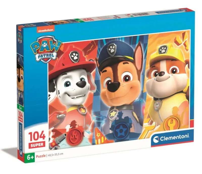 CLEMENTONI PROMO Puzzle 104el Super PAW PATROL Psi Patrol 25780