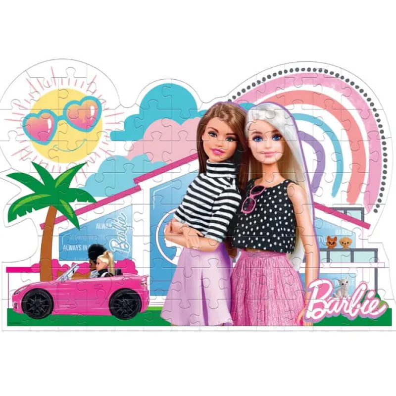 CLEMENTONI PROMO Puzzle 104el shaped Barbie 27163