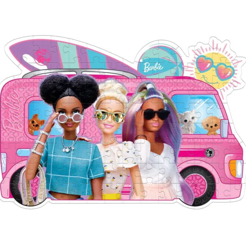 CLEMENTONI PROMO Puzzle 104el shaped Barbie 27162