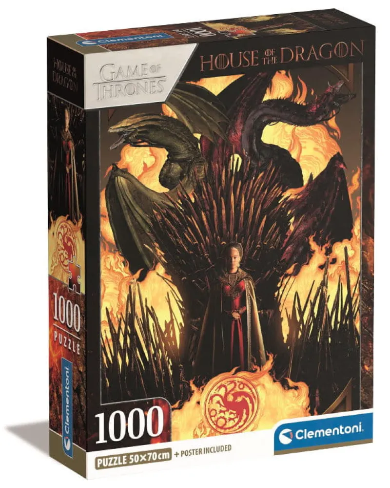 CLEMENTONI PROMO Puzzle 1000el Compact House of The Dragon 39904