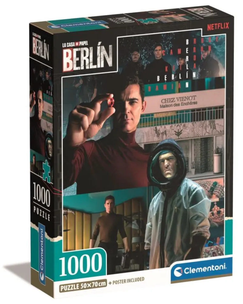CLEMENTONI PROMO Puzzle 1000el Compact Netflix Berlin 39850