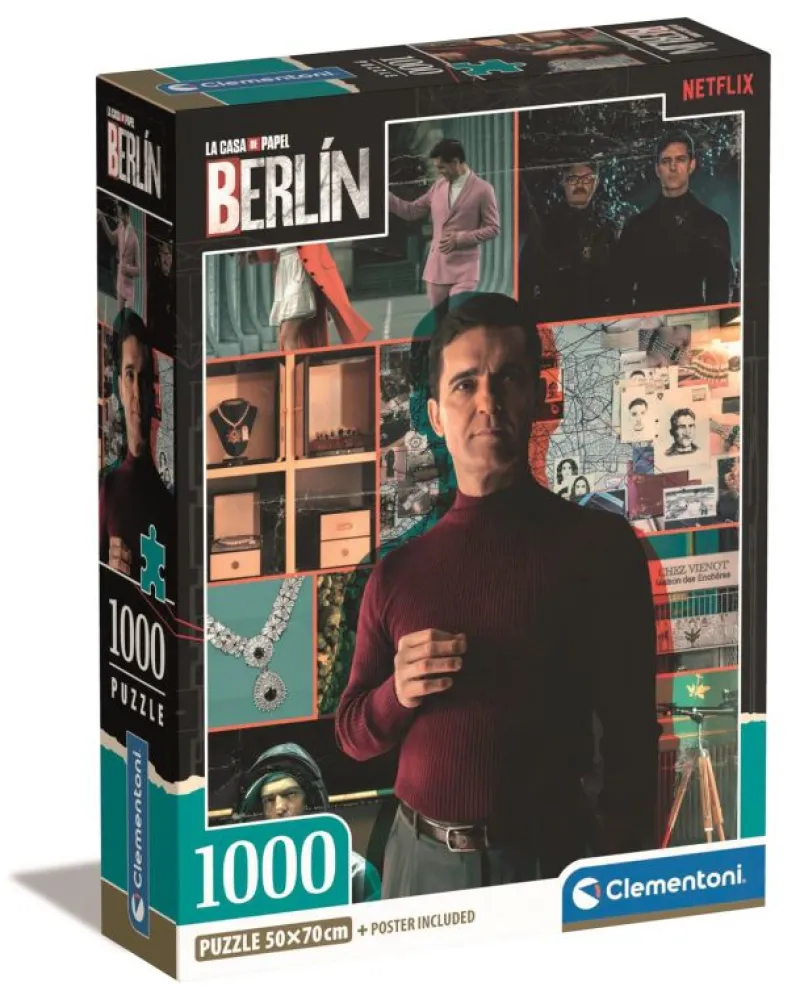 CLEMENTONI PROMO Puzzle 1000el Compact Netflix Berlin 39849