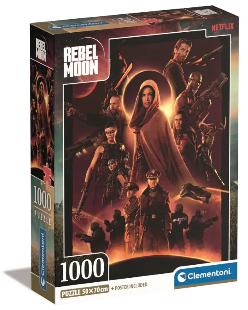 CLEMENTONI PROMO Puzzle 1000el Compact Netflix Rebel Moon 39866