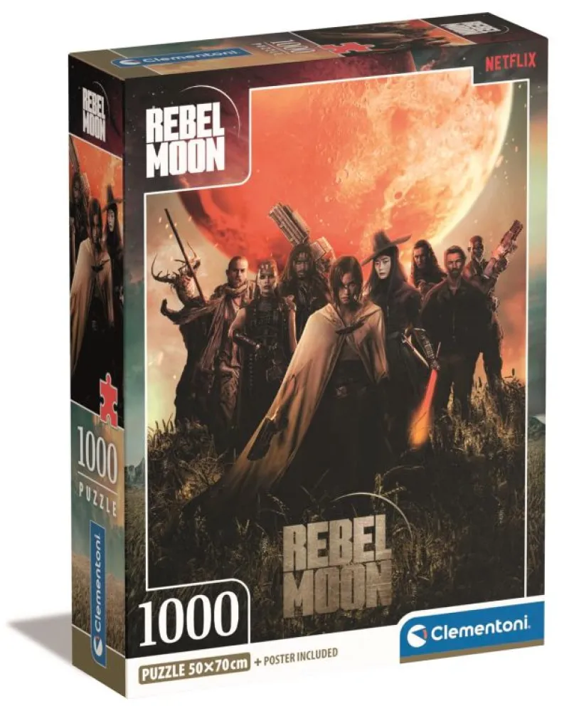 CLEMENTONI PROMO Puzzle 1000el Compact Netflix Rebel Moon 39865