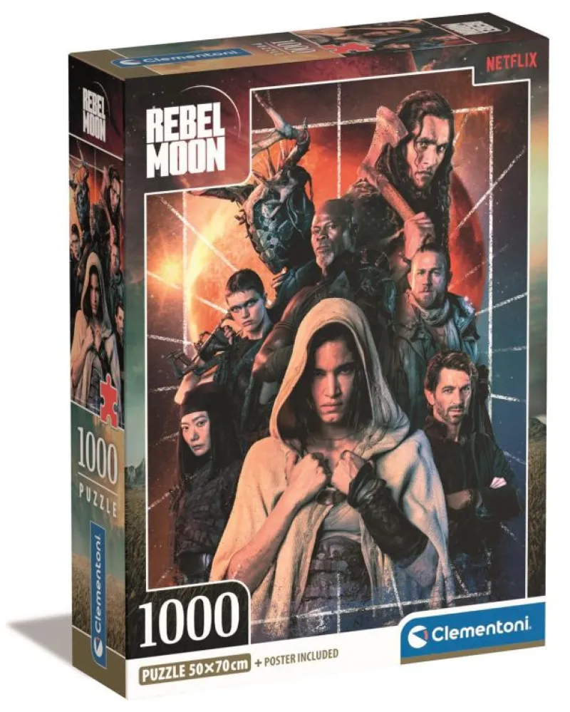 CLEMENTONI PROMO Puzzle 1000el Compact Netflix Rebel Moon 39864