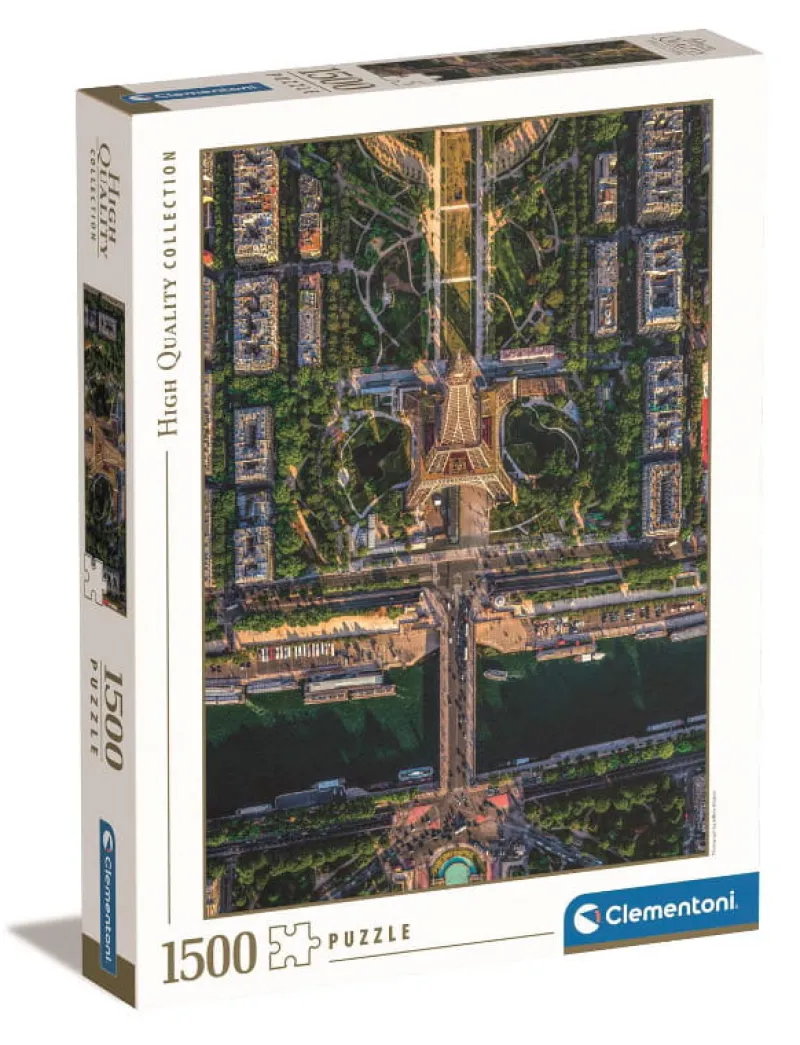 CLEMENTONI PROMO Puzzle 1500el Flying Over Paris. Lot nad Paryżem 31708