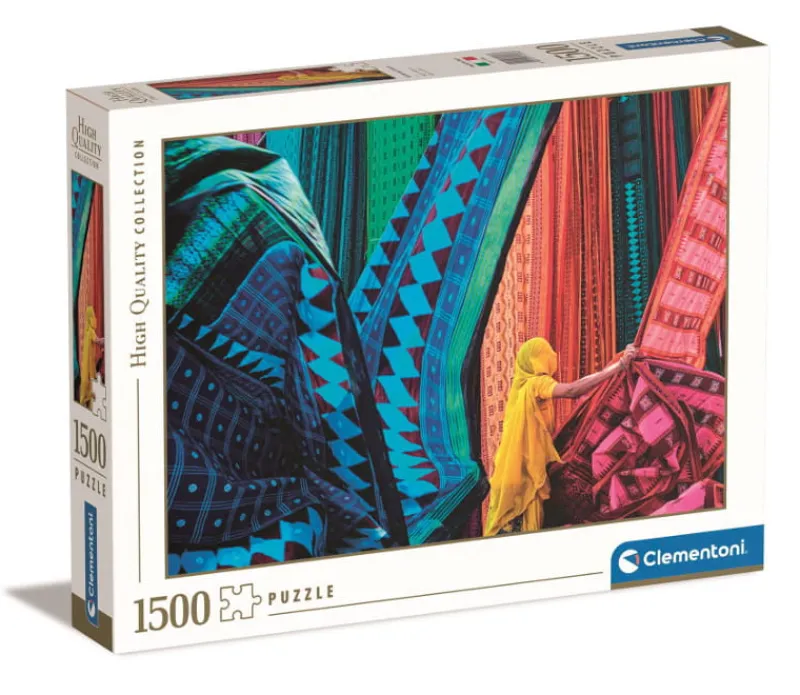 CLEMENTONI PROMO Puzzle 1500el Fluttering tissues. Trzepoczące chusty 31706