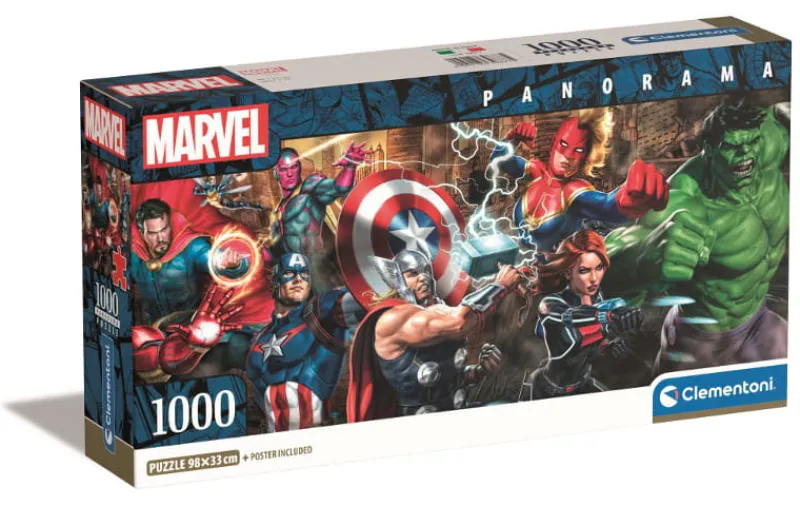 CLEMENTONI PROMO Puzzle 1000el Panorama Marvel The Avengers 39877