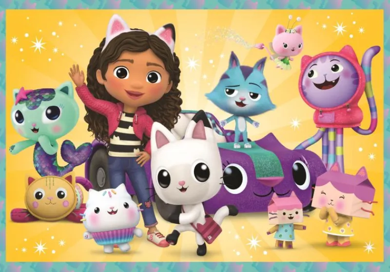CLEMENTONI PROMO Puzzle 24el Maxi Koci Domek Gabi. Gaby's Dollhouse 28521