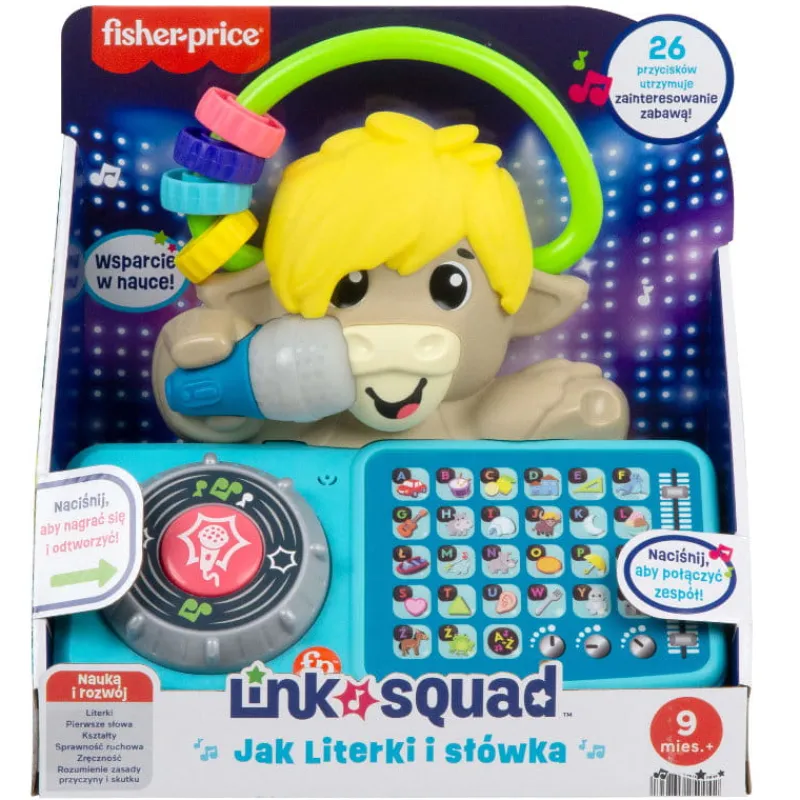 MATTEL PROMO Fisher-Price Link Squad Jak Literki i słówka HYL35