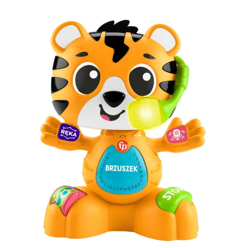 MATTEL PROMO Fisher-Price Link Squad Tygrysek Taniec i nauka HYL33