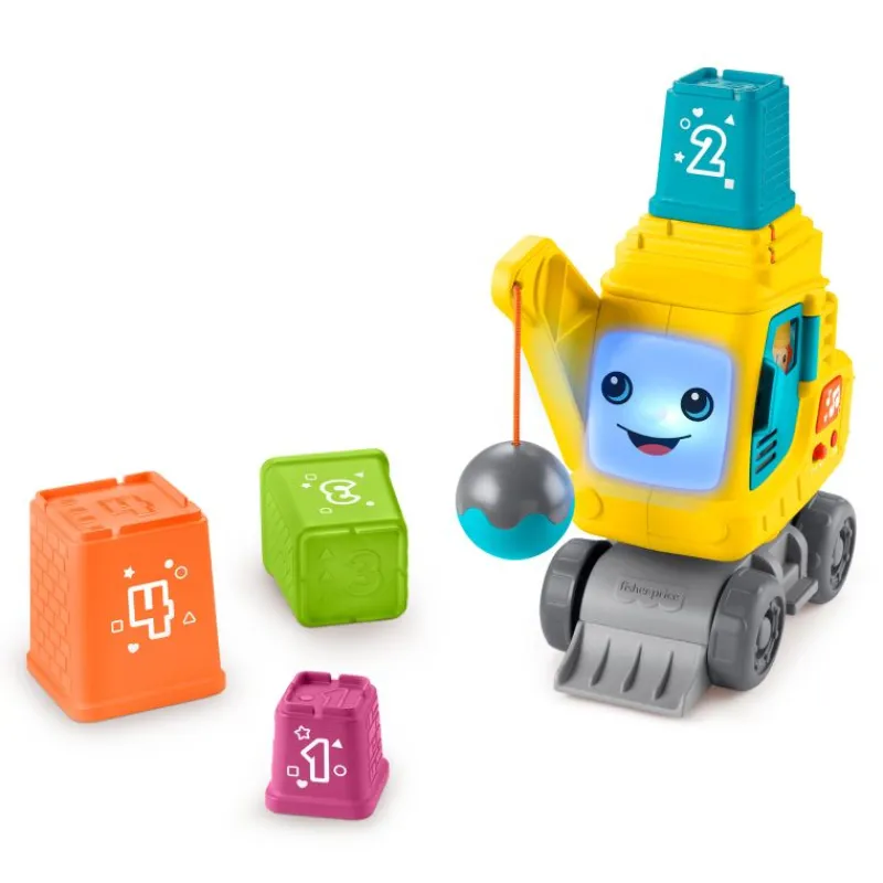 MATTEL PROMO Fisher-Price Wesoły dźwig „Układaj i licz” HWY64 p2