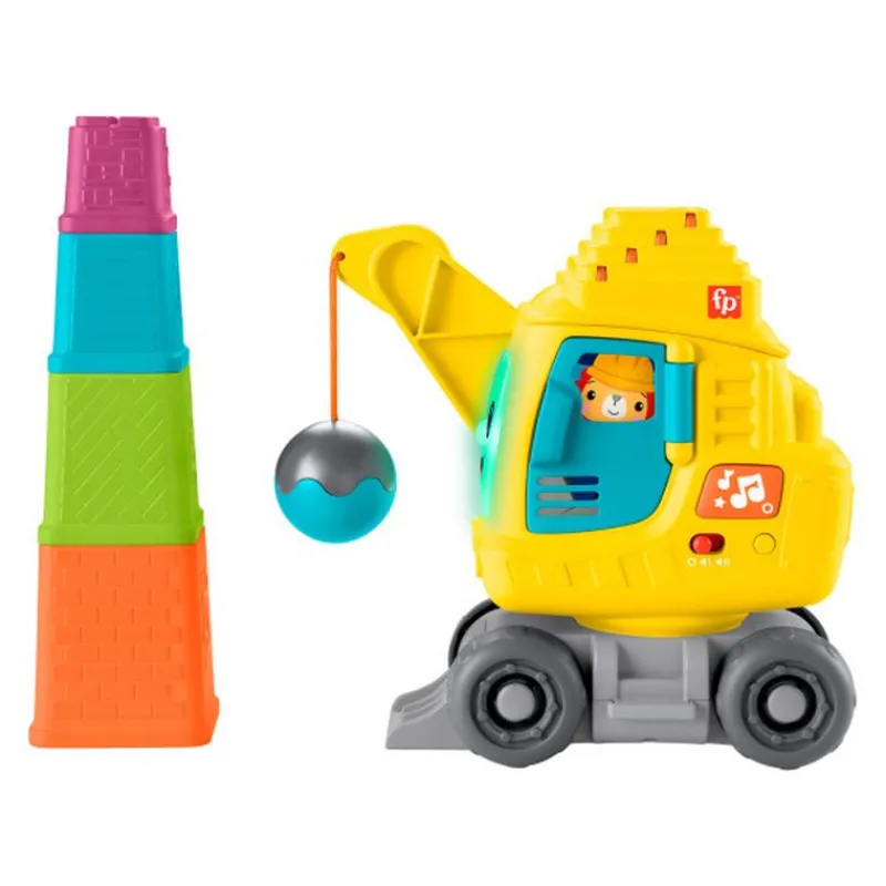 MATTEL PROMO Fisher-Price Wesoły dźwig „Układaj i licz” HWY64 p2