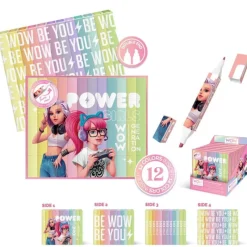 KIDS EUROSWAN PROMO Flamastry dwustronne 12 kolorów WoW Generation WOW00060