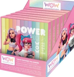 KIDS EUROSWAN PROMO Flamastry dwustronne 12 kolorów WoW Generation WOW00060