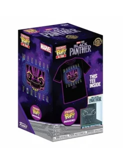 INNI PROMO FUNKO T-SHIRT + POCKET POP Marvel Black Panther 63479