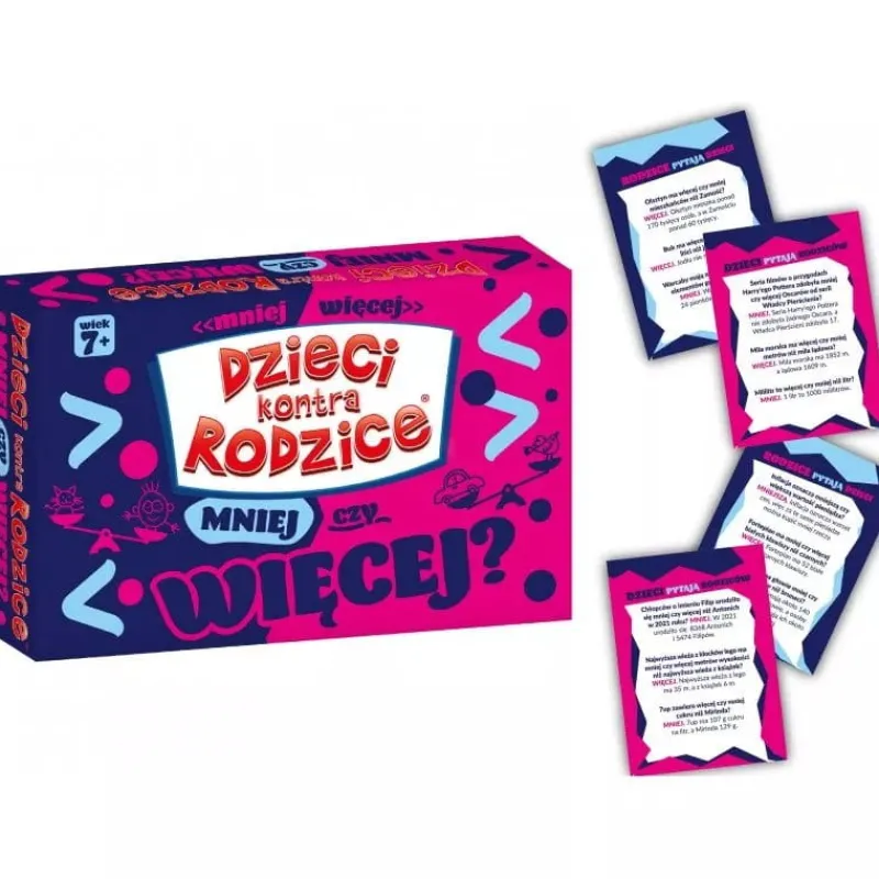 KANGUR PROMO Gra rodzinna Dzieci kontra rodzice. Mniej czy więcej