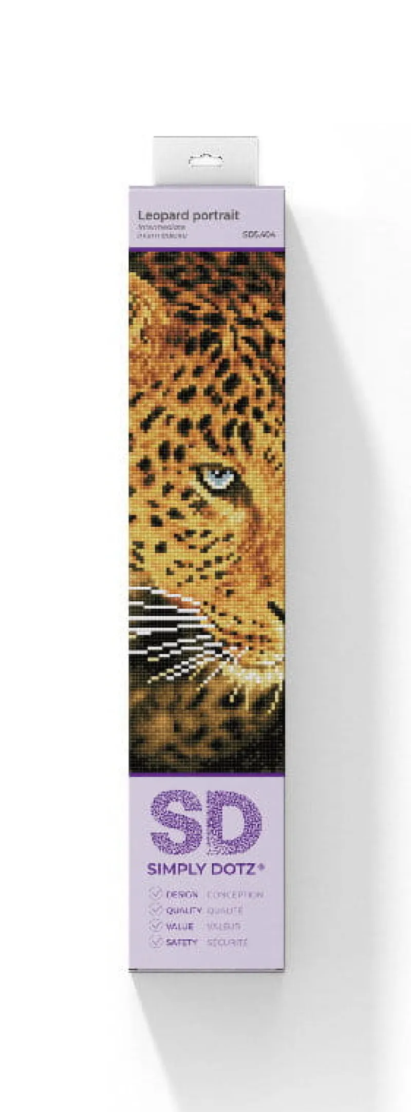 DANTE PROMO Haft diamentowy Diamond Dotz Leopard 30x40cm SD5404