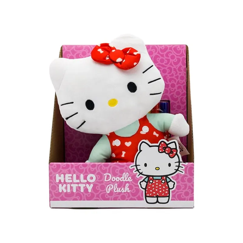 INNI PROMO Hello Kitty Maskotka czerwona 25cm do malowania