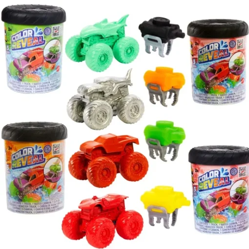 MATTEL PROMO Hot Wheels Monster Trucks Color Reveal HJF39 p2 cena za 1 szt