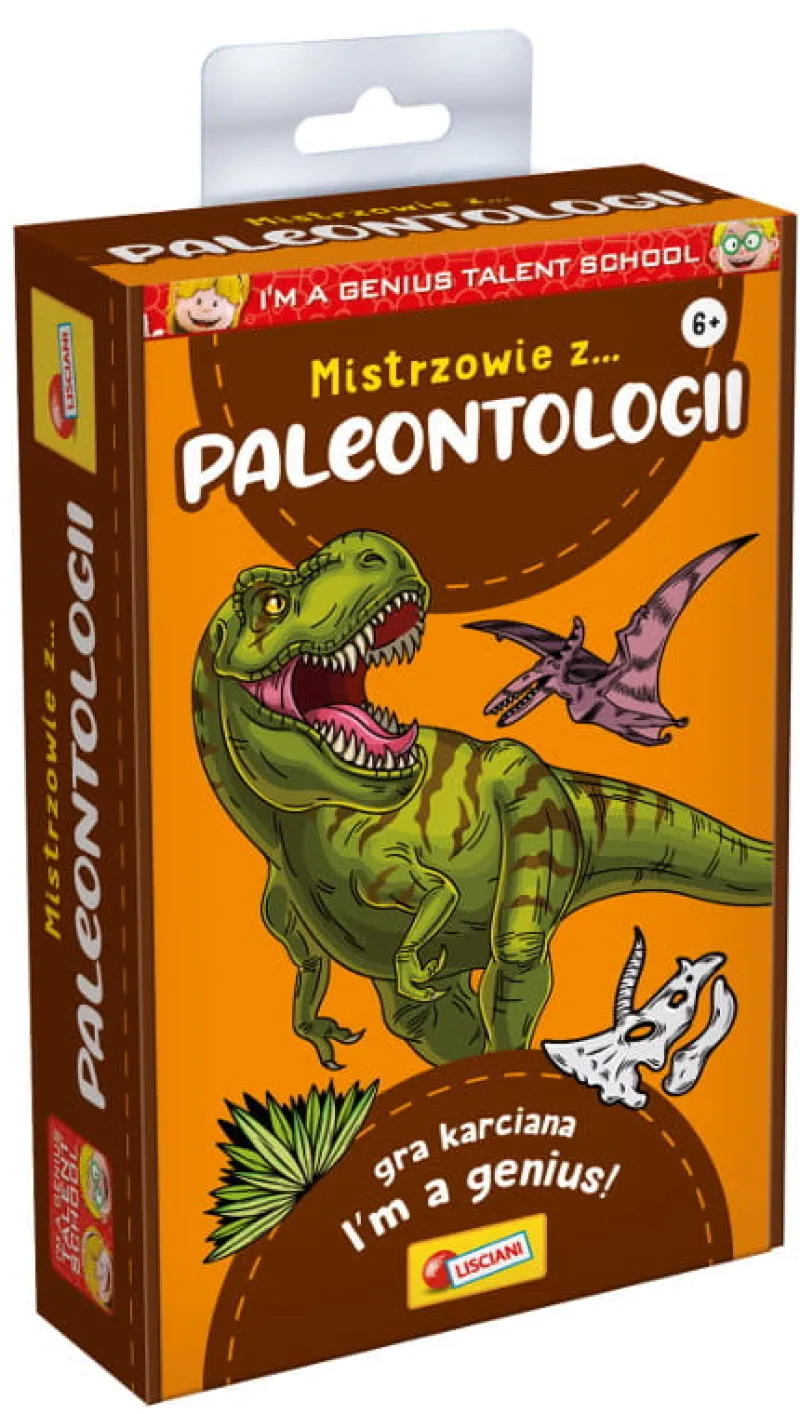 LISCIANI GIOCHI PROMO I'm a Genius Talent School Mistrzowie z paleontologii - edukacyjna gra karciana PL92468