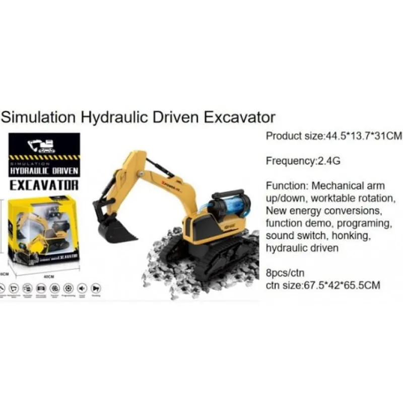 NORIMPEX PROMO Koparka zdalnie sterowana z napędem hydraulicznym w pudełku 1006460