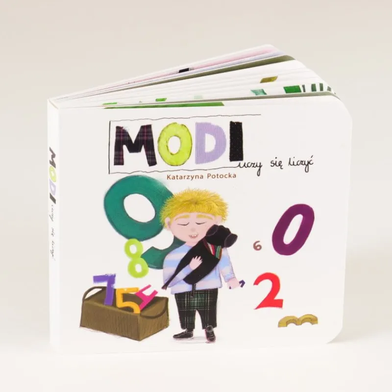 Dzieci DANTE PROMO Książeczka Modi uczy się liczyć K.Potocka