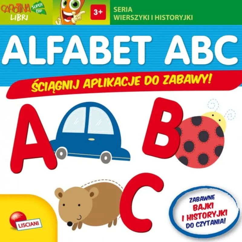 Dzieci LISCIANI GIOCHI PROMO Książka Książeczki Carotiny - Alfabet ABC