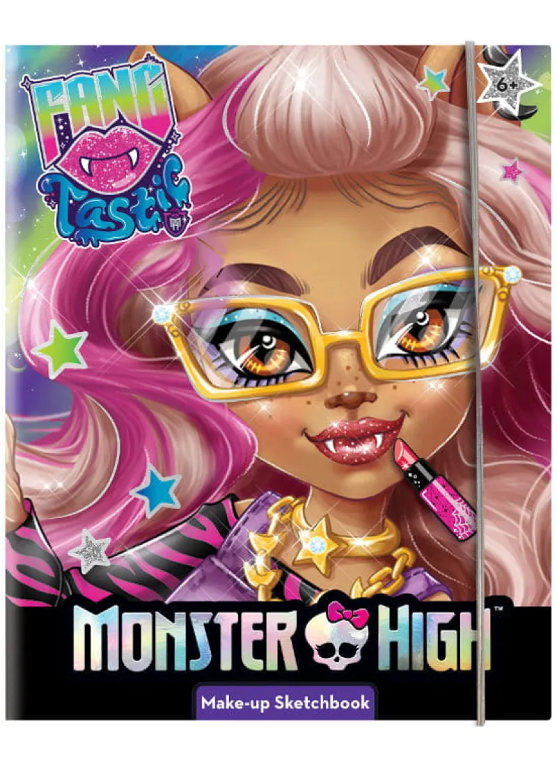 Dzieci LISCIANI GIOCHI PROMO Książka Szkicownik Monster High Fangtastic Make-up 12952 LISCIANI