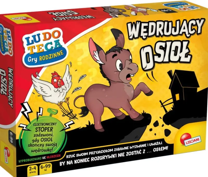 LISCIANI GIOCHI PROMO Ludoteca Gra rodzinna Wędrujący Osioł 88904 LISCIANI