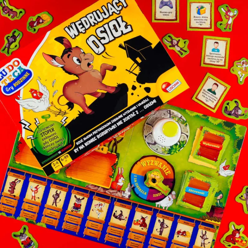 LISCIANI GIOCHI PROMO Ludoteca Gra rodzinna Wędrujący Osioł 88904 LISCIANI