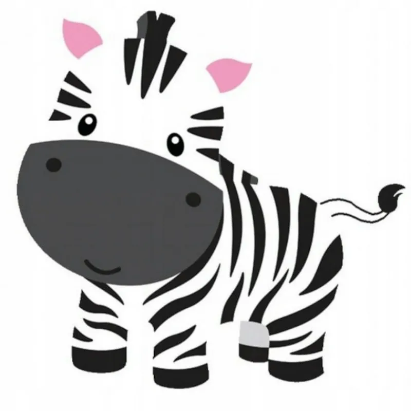 NORIMPEX PROMO Malowanie po numerach Zebra 18x24cm