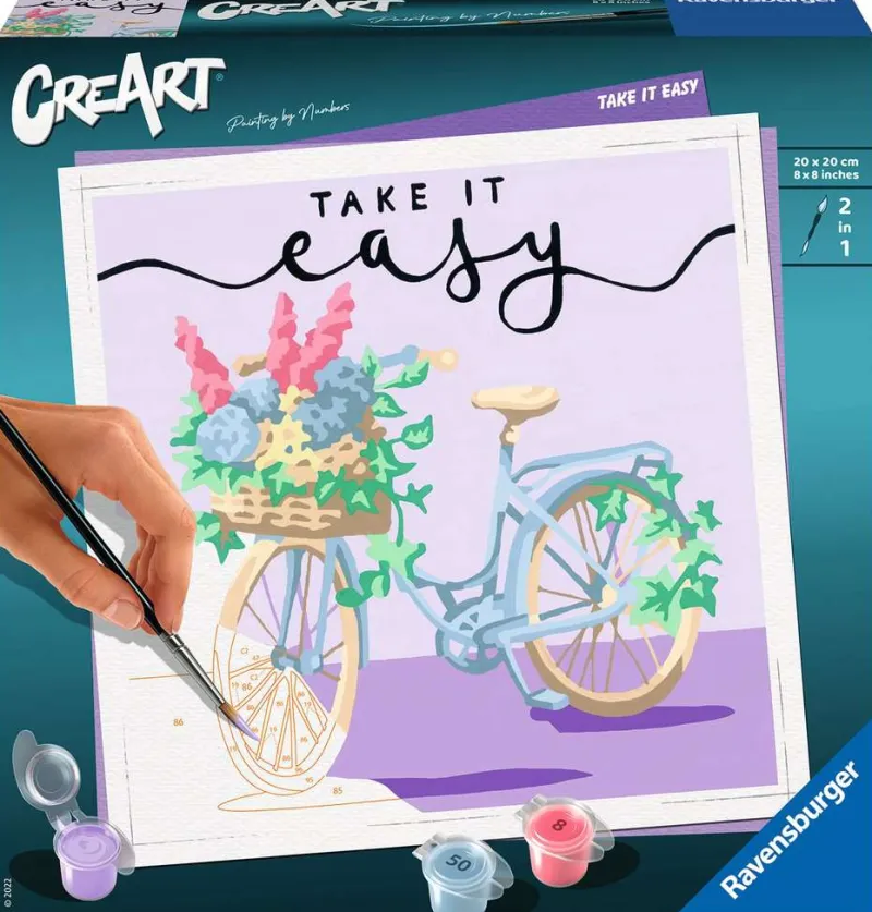 RAVENSBURGER PROMO Malowanka CreArt dla dzieci: Take it easy 200993 malowanie po numerach