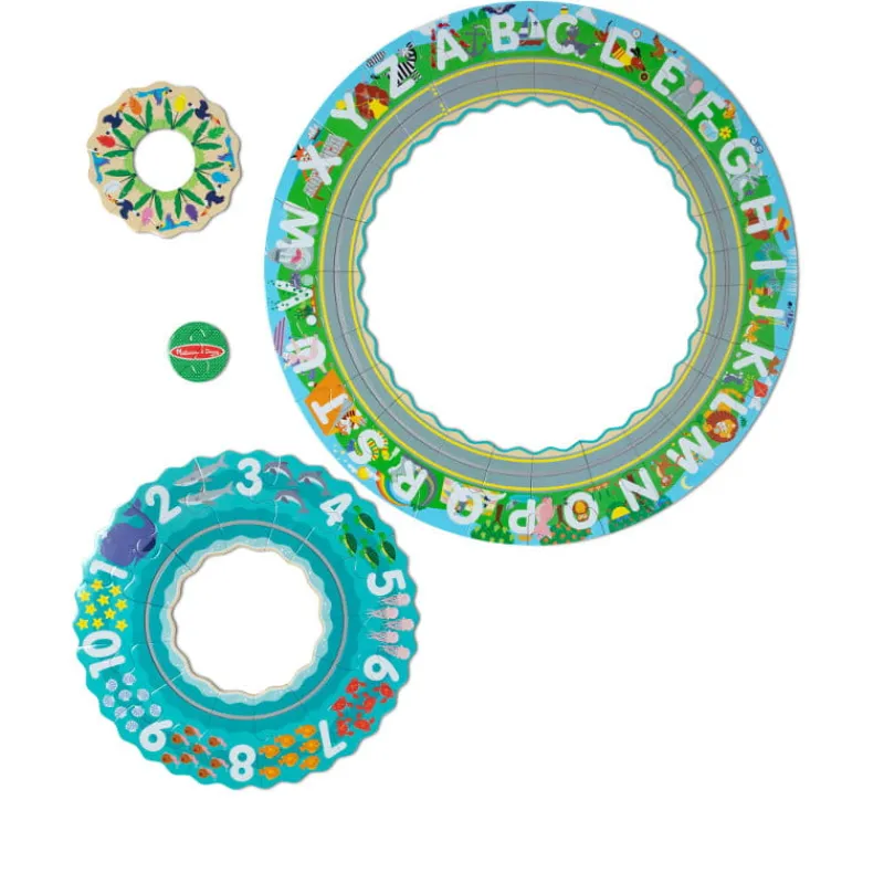 MELISSA & DOUG PROMO MELISSA Puzzle podłogowe Round the Shore Tracks 48 elementów 31008