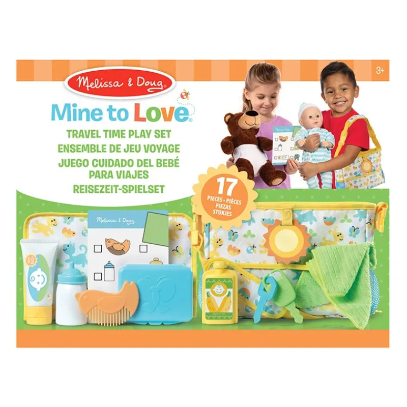 MELISSA & DOUG PROMO MELISSA Zestaw podróżny bobasa Mine to Love 17el 41707