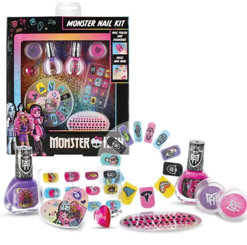 EURO-TRADE PROMO Monster High Zestaw do paznokci 22x25x4cm 504897