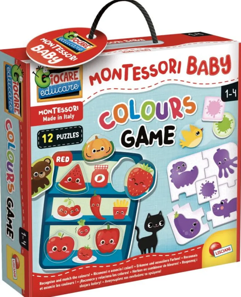 LISCIANI GIOCHI PROMO Montessori Baby Gra z kolorami 105991 LISCIANI