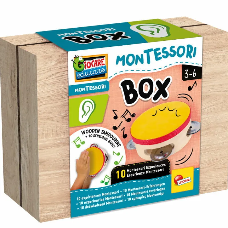 LISCIANI GIOCHI PROMO Montessori Box Słuch - instrumenty 105489 LISCIANI