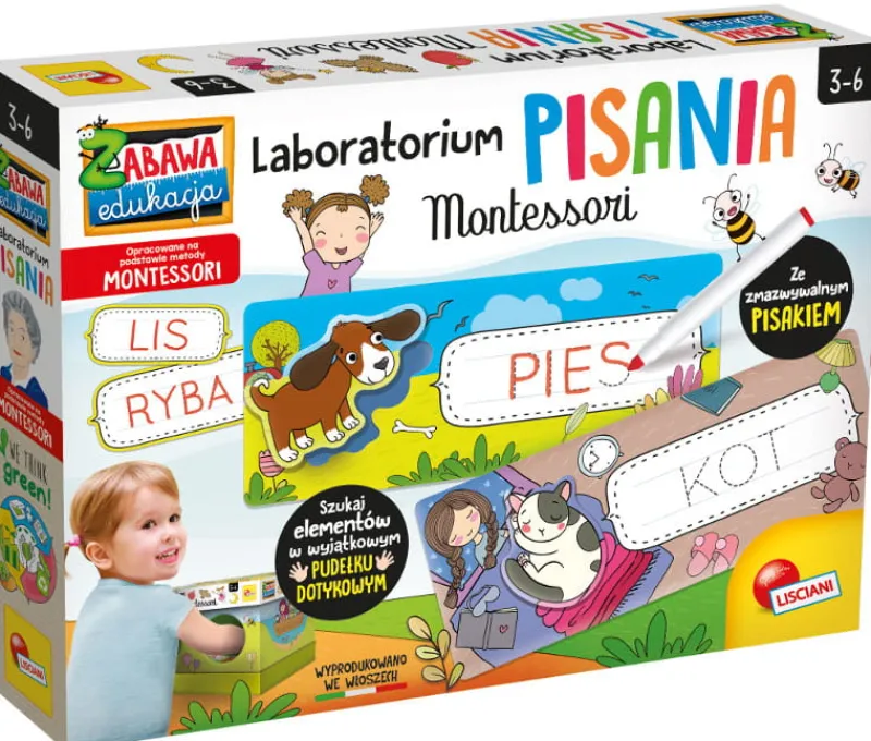 LISCIANI GIOCHI PROMO Montessori Laboratorium pisania 85620 LISCIANI