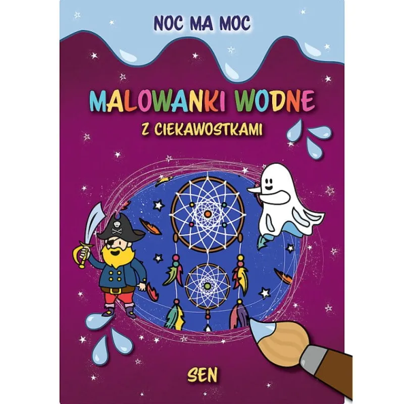 Dzieci TREFL PROMO Noc ma moc. Malowanki wodne z ciekawostkami. Sen 09864