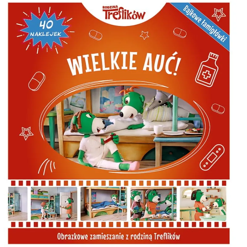 Dzieci TREFL PROMO Obrazkowe zamieszanie z rodziną ików. Wielkie AUĆ 09161
