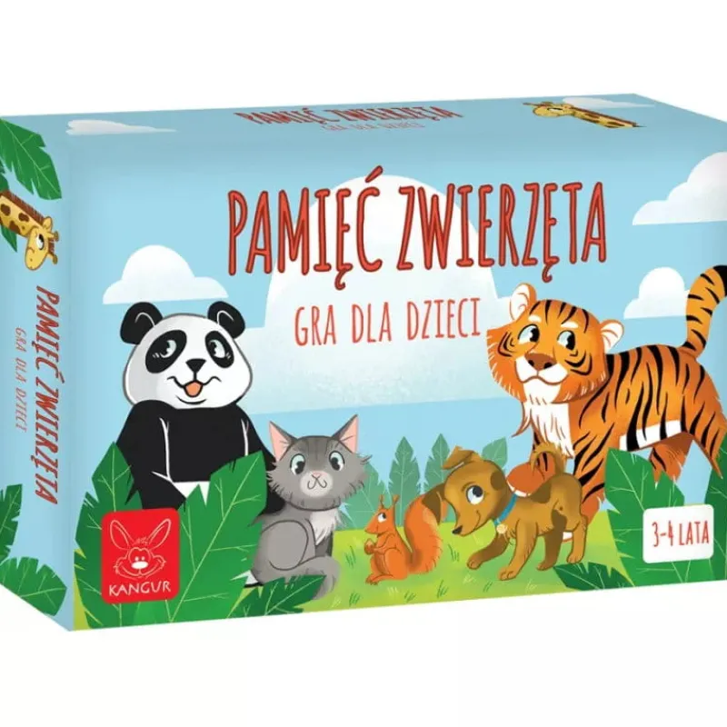 KANGUR PROMO Pamięć. Zwierzęta. Gra dla Dzieci 3-4 lat